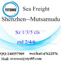 Shenzhen Port LCL Consolidation To Mutsamudu